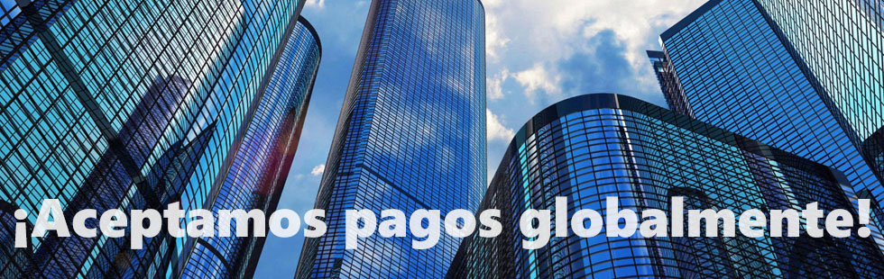 We accept payments globally!